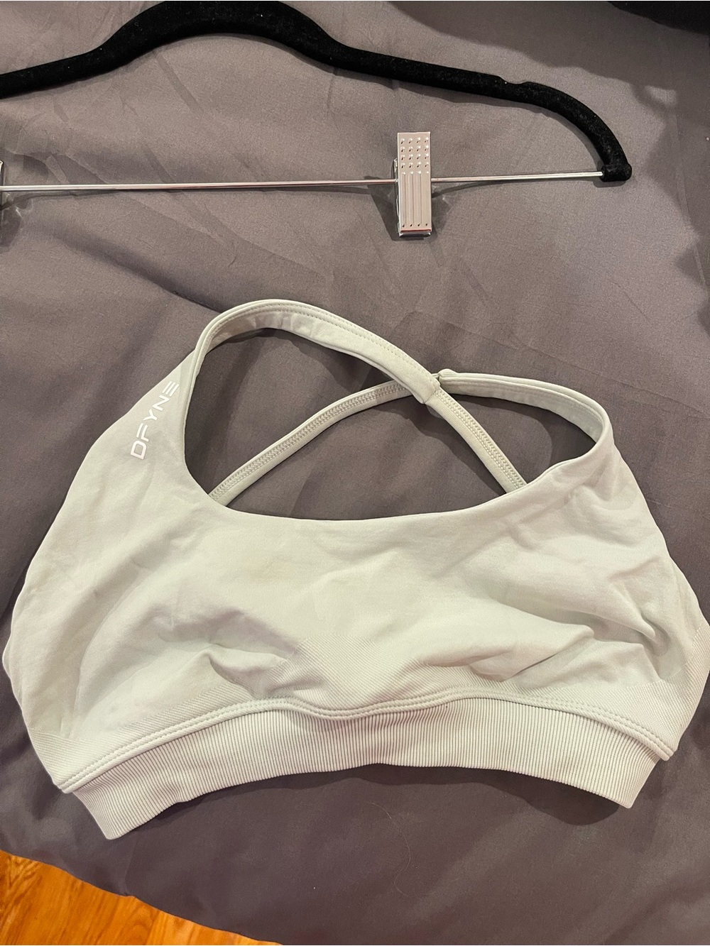 Light Mint Dfyne Sports Bra - Crossback Support